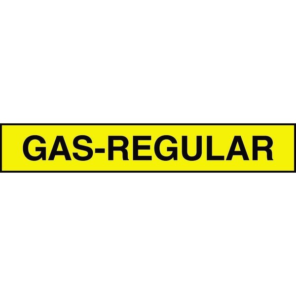 Accuform Gas-Regular Adhesive Tank & Pipe Label XF1122